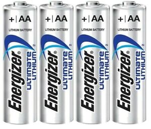 AA Lithium Batteries, 4-pack